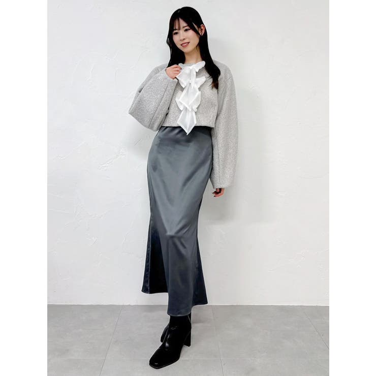 トリプルリボンショートブルゾン | dazzlin | 詳細画像10 