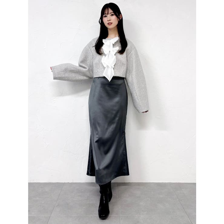 トリプルリボンショートブルゾン | dazzlin | 詳細画像11 