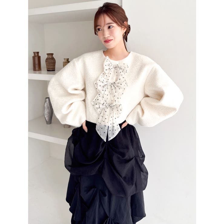 トリプルリボンショートブルゾン | dazzlin | 詳細画像21 