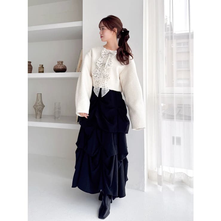 トリプルリボンショートブルゾン | dazzlin | 詳細画像22 