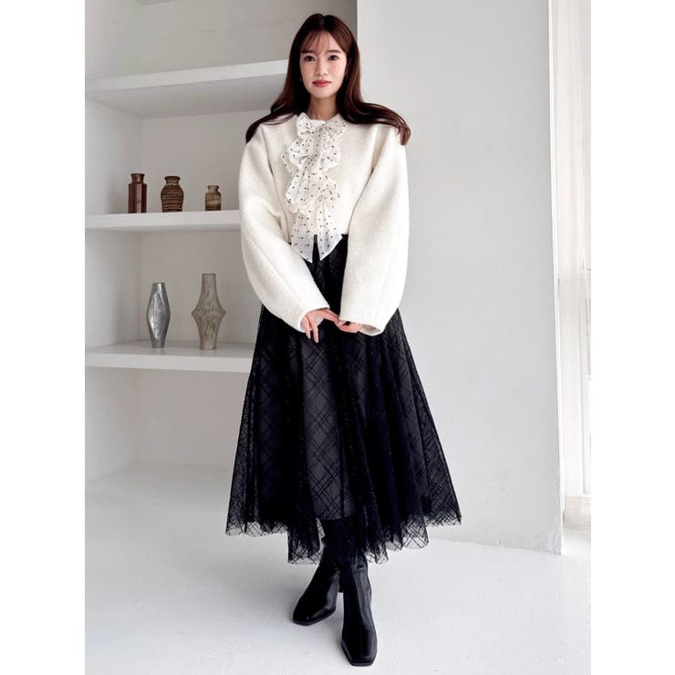 トリプルリボンショートブルゾン | dazzlin | 詳細画像23 