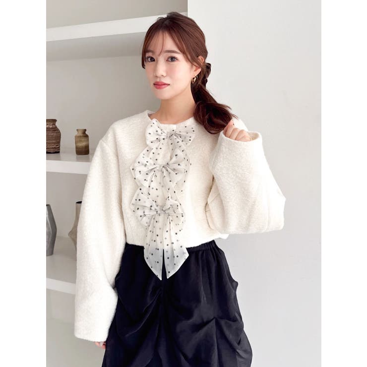 トリプルリボンショートブルゾン | dazzlin | 詳細画像25 