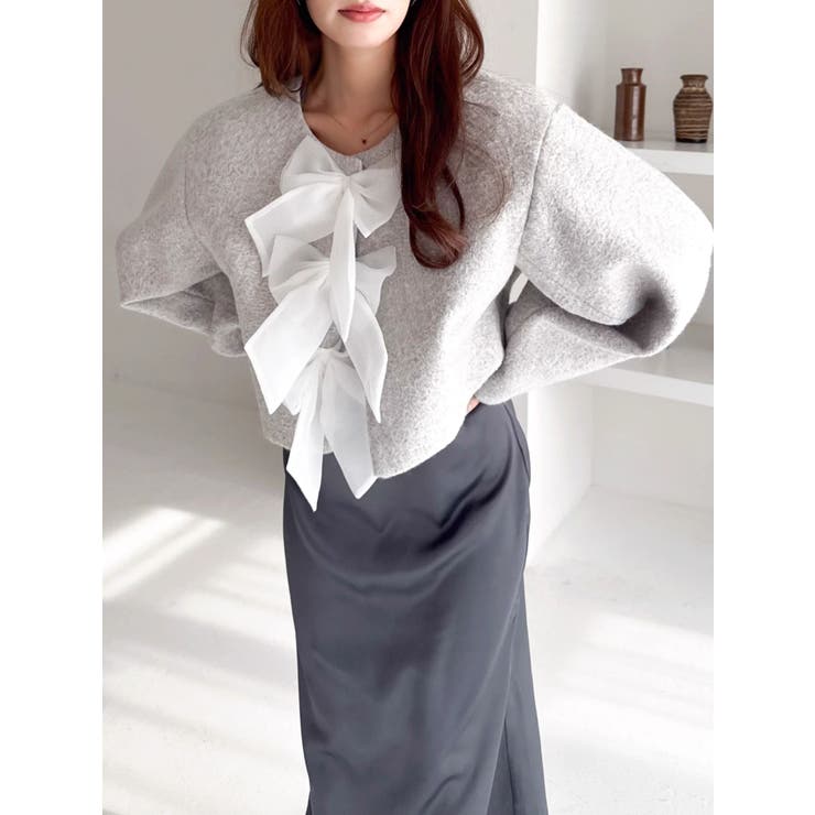 トリプルリボンショートブルゾン | dazzlin | 詳細画像42 