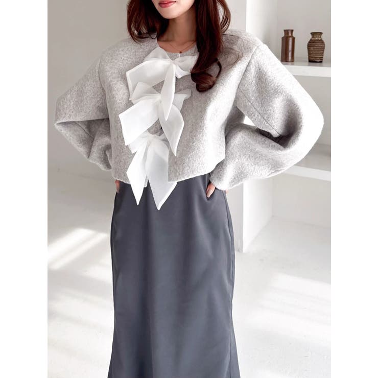 トリプルリボンショートブルゾン | dazzlin | 詳細画像43 