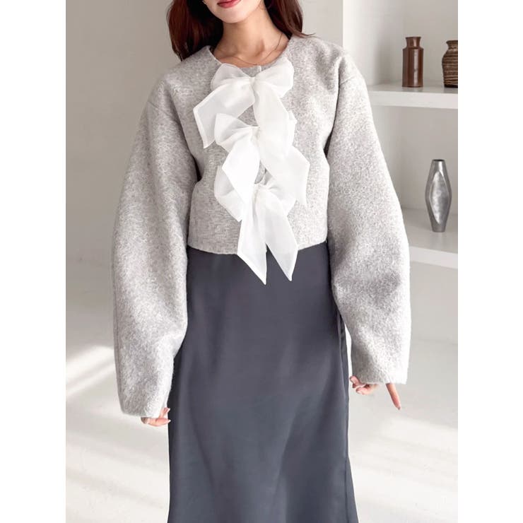 トリプルリボンショートブルゾン | dazzlin | 詳細画像44 