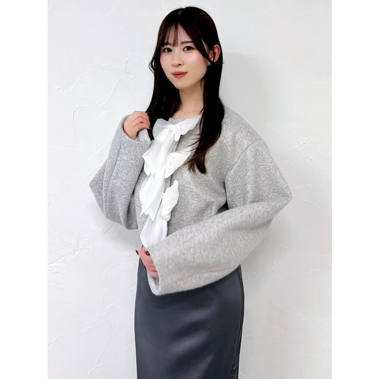 トリプルリボンショートブルゾン | dazzlin | 詳細画像6 