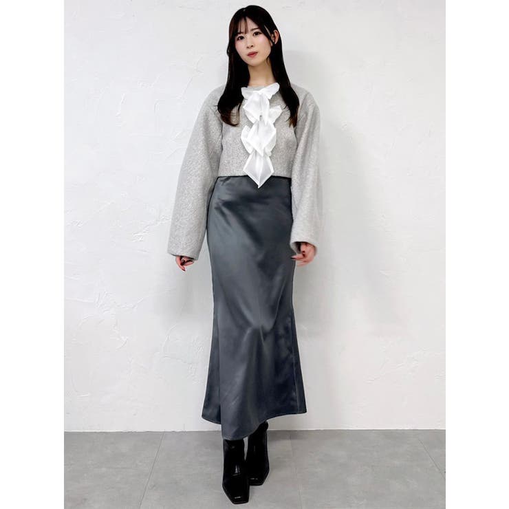 トリプルリボンショートブルゾン | dazzlin | 詳細画像9 