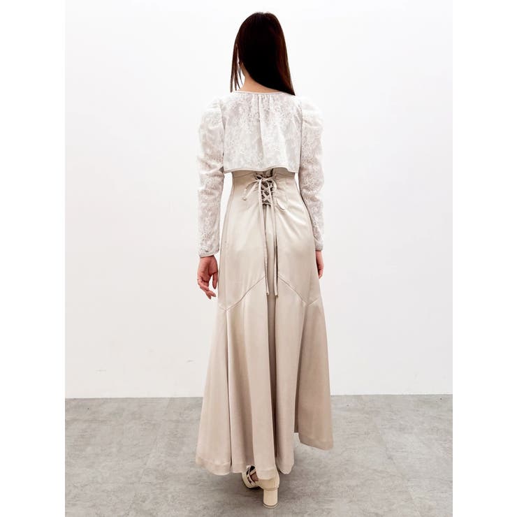 【藤井サチコラボ】ボレロSETサテンキャミドレス | dazzlin | 詳細画像11 