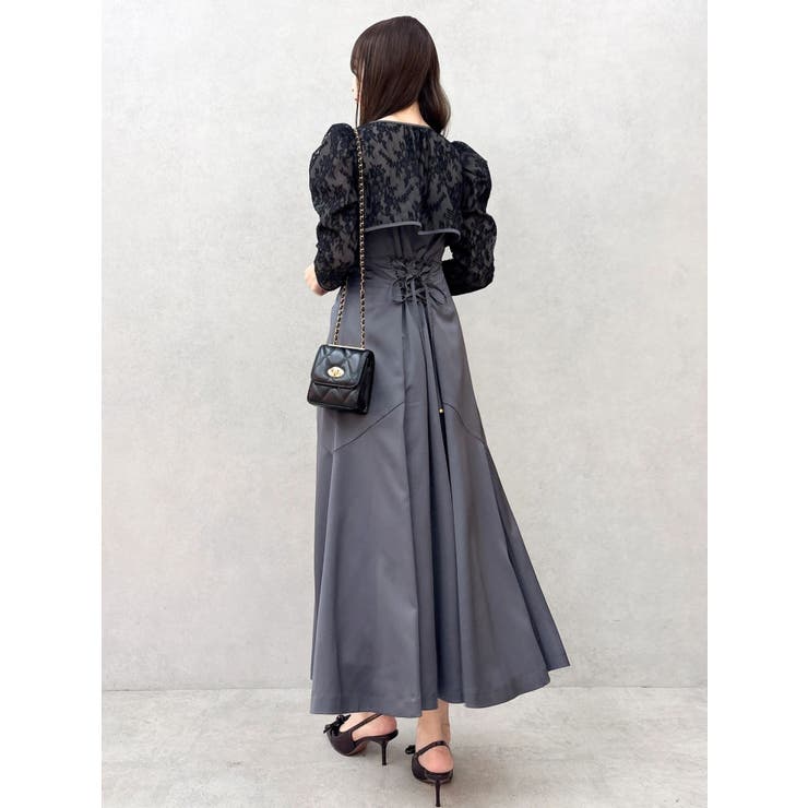 【藤井サチコラボ】ボレロSETサテンキャミドレス | dazzlin | 詳細画像17 