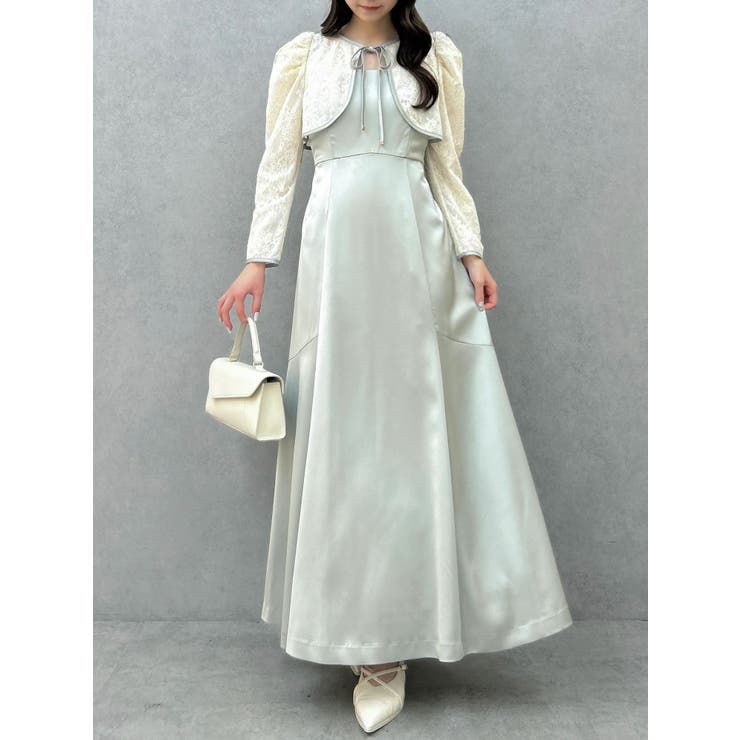 【藤井サチコラボ】ボレロSETサテンキャミドレス | dazzlin | 詳細画像25 