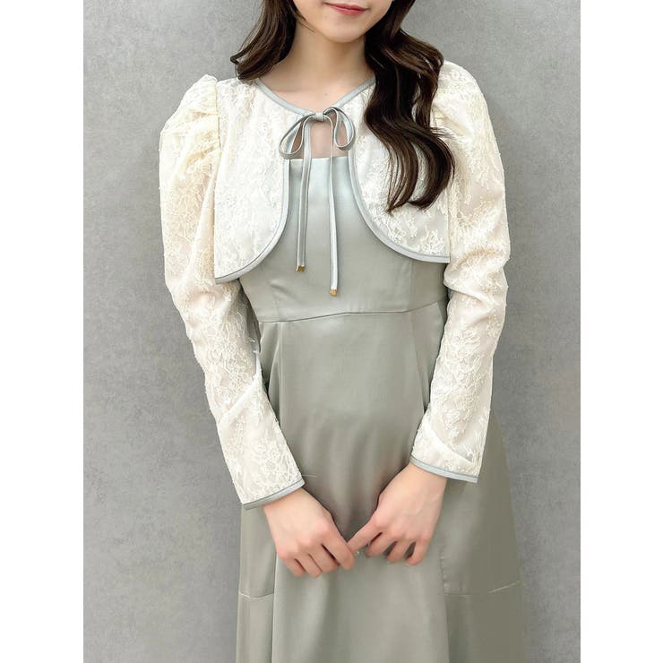 【藤井サチコラボ】ボレロSETサテンキャミドレス | dazzlin | 詳細画像27 