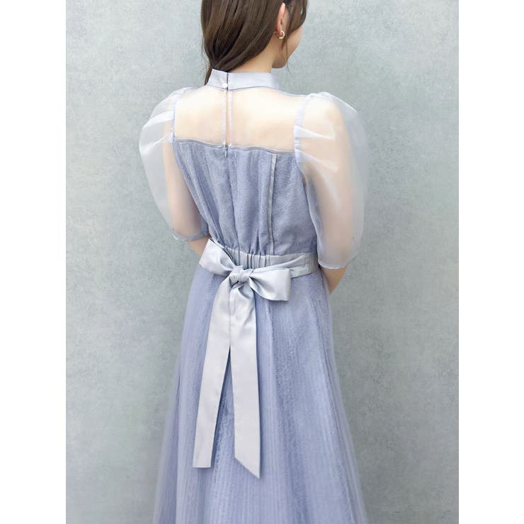 【藤井サチコラボ】チュールレイヤードレースドレス | dazzlin | 詳細画像33 