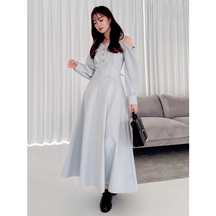 ショルダーリボンシェイプワンピース | dazzlin | 詳細画像28 