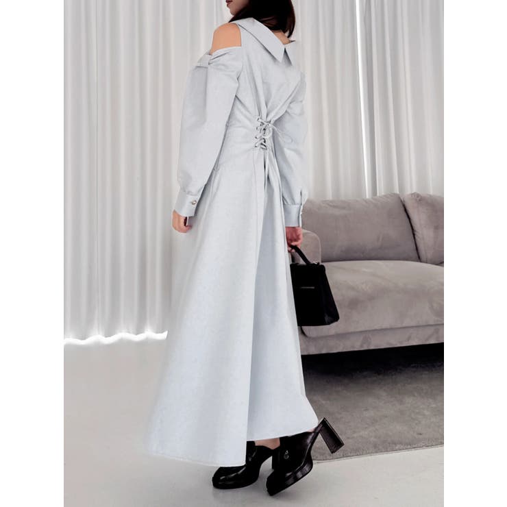 ショルダーリボンシェイプワンピース | dazzlin | 詳細画像29 