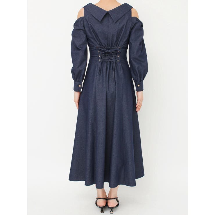 ショルダーリボンシェイプワンピース | dazzlin | 詳細画像39 