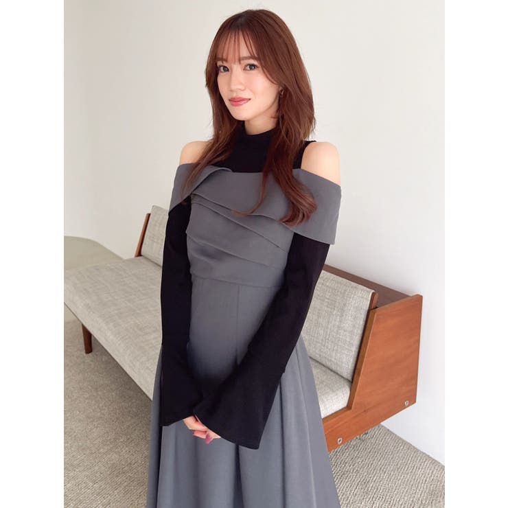 ビスチェオープンレイヤードワンピース | dazzlin | 詳細画像12 