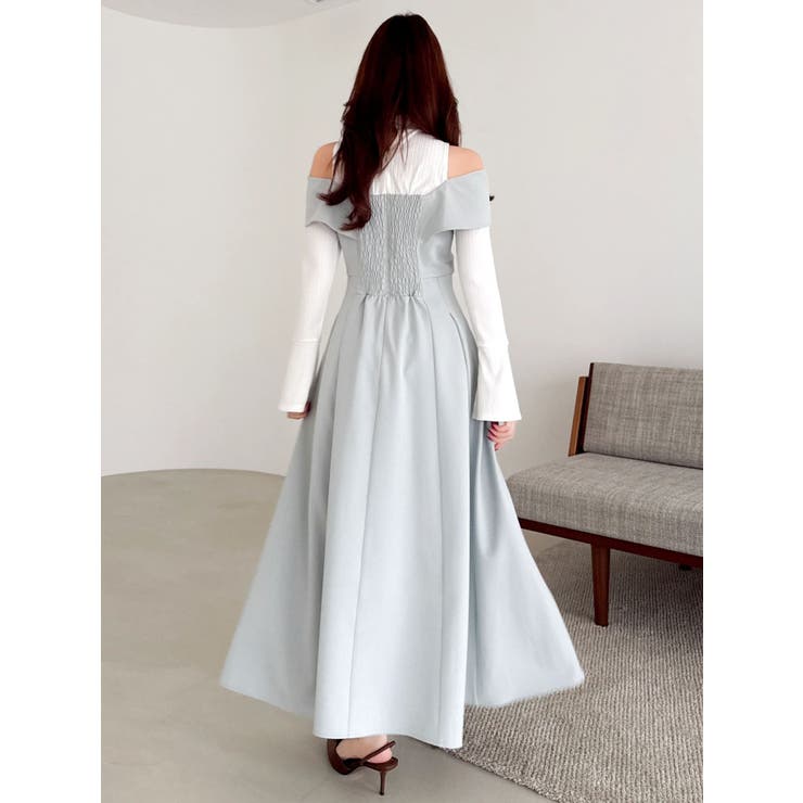 ビスチェオープンレイヤードワンピース | dazzlin | 詳細画像16 