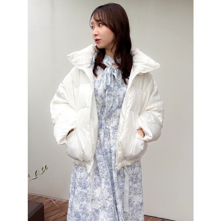 ヘアリーフラワーシフォンワンピース | dazzlin | 詳細画像17 