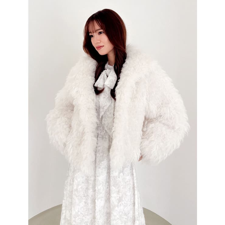 ヘアリーフラワーシフォンワンピース | dazzlin | 詳細画像27 