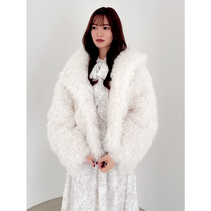 ヘアリーフラワーシフォンワンピース | dazzlin | 詳細画像28 