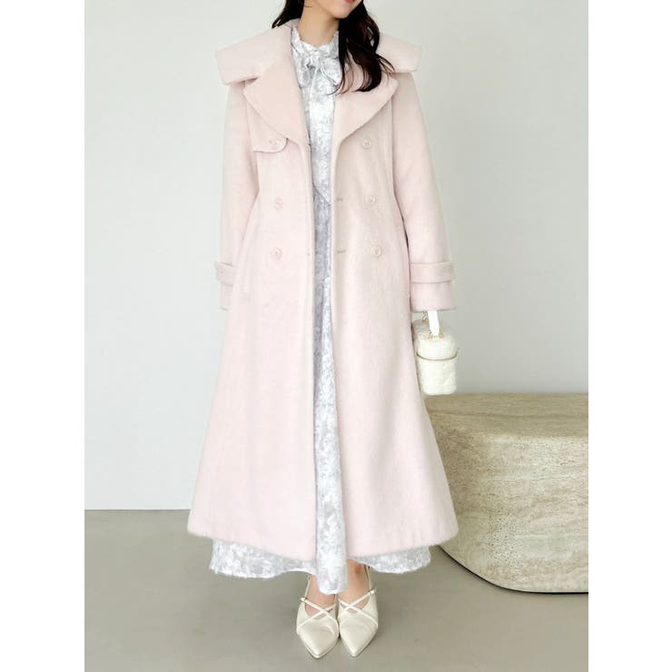 ヘアリーフラワーシフォンワンピース | dazzlin | 詳細画像38 