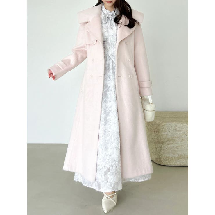 ヘアリーフラワーシフォンワンピース | dazzlin | 詳細画像39 