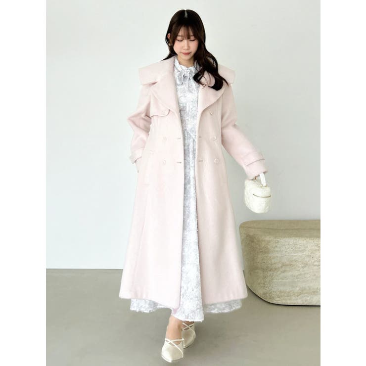 ヘアリーフラワーシフォンワンピース | dazzlin | 詳細画像40 