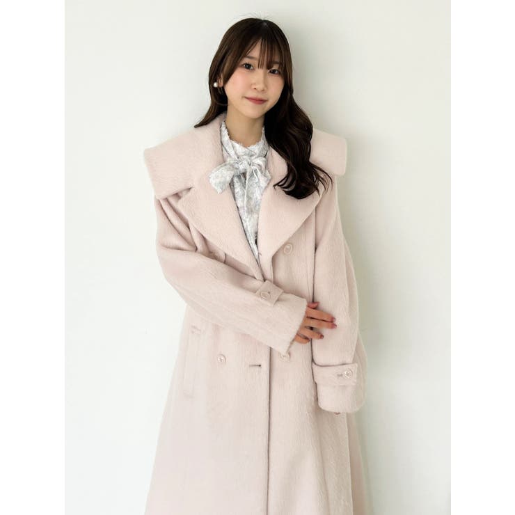 ヘアリーフラワーシフォンワンピース | dazzlin | 詳細画像41 