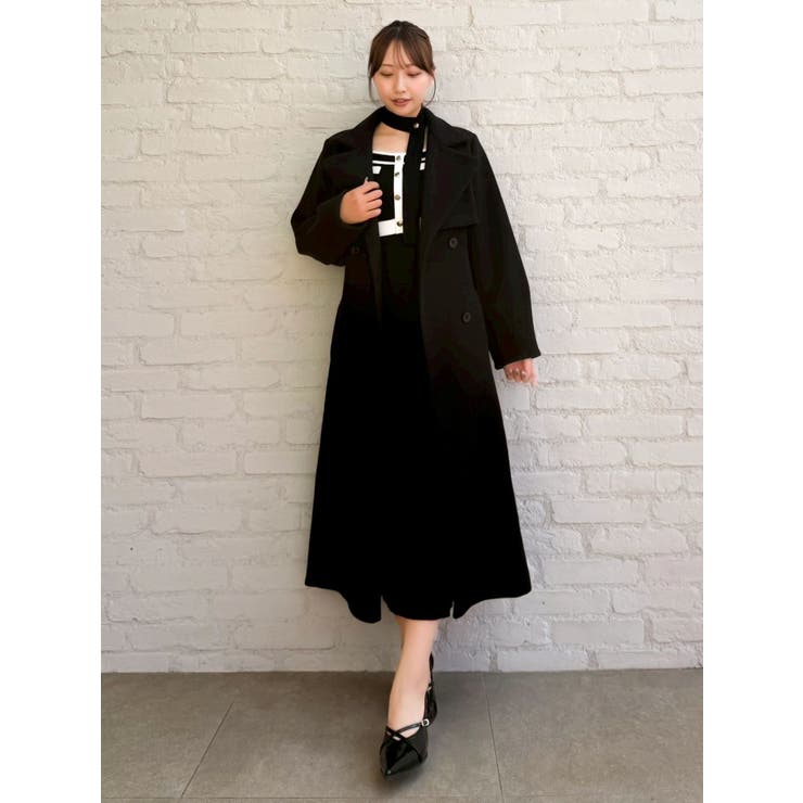 バイカラーニットワンピース | dazzlin | 詳細画像24 