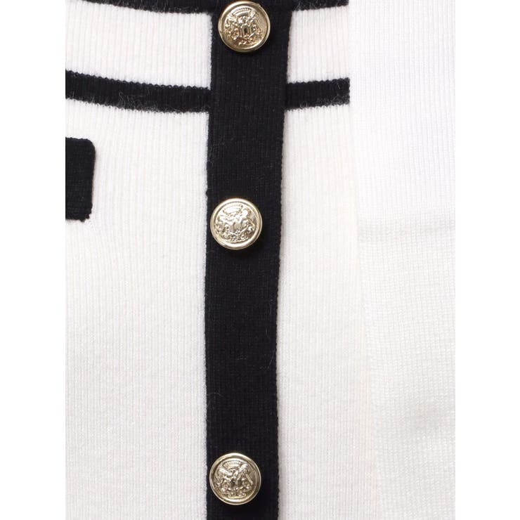 バイカラーニットワンピース | dazzlin | 詳細画像42 