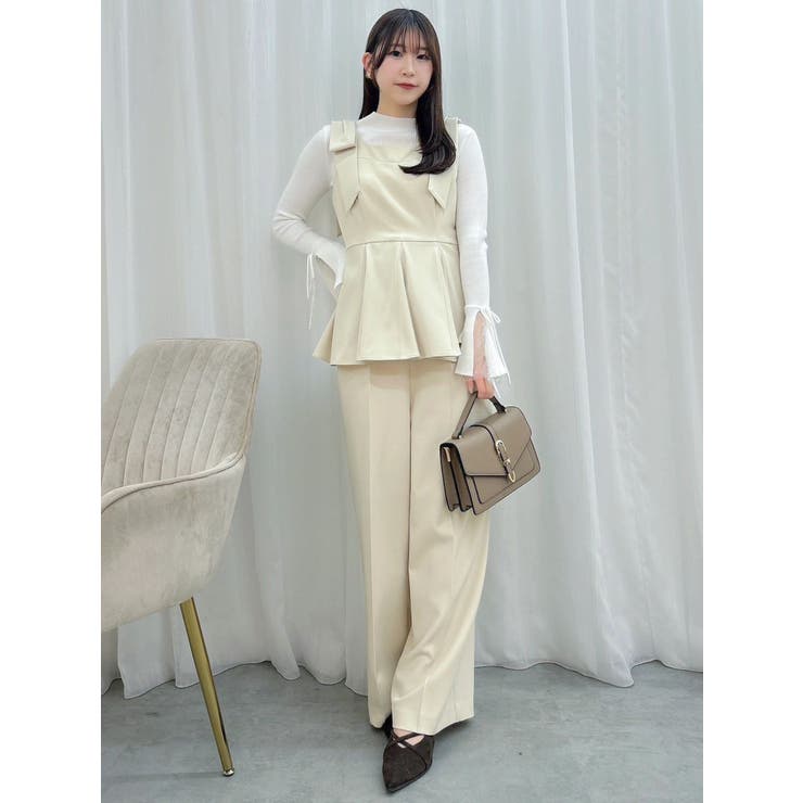 ショルダーリボンペプラムオールイン | dazzlin | 詳細画像13 