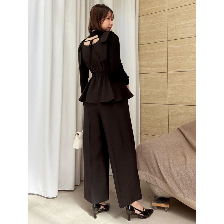 ショルダーリボンペプラムオールイン | dazzlin | 詳細画像23 