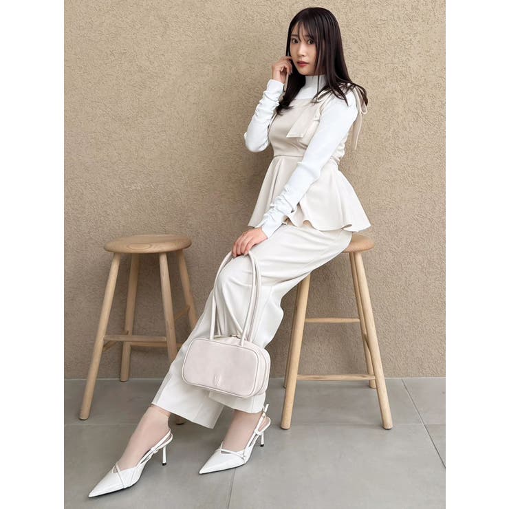 ショルダーリボンペプラムオールイン | dazzlin | 詳細画像30 