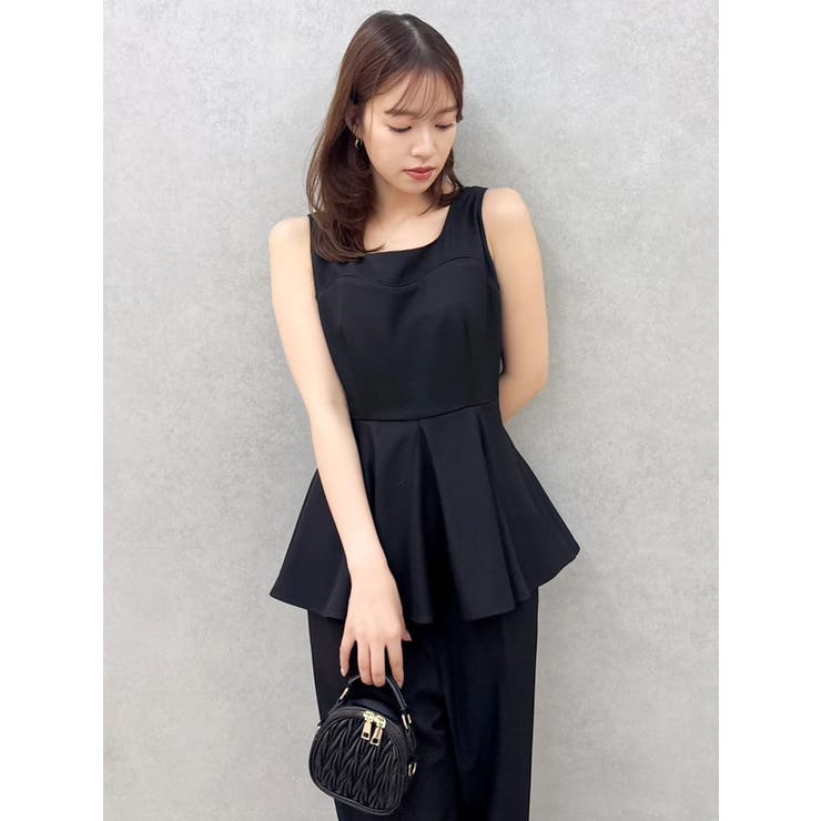 ショルダーリボンペプラムオールイン | dazzlin | 詳細画像7 