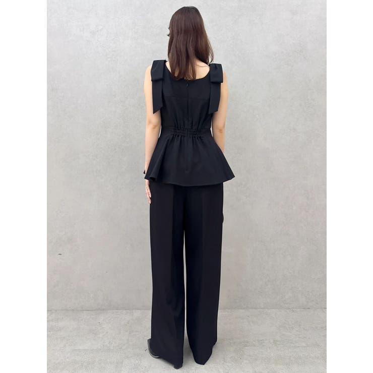 ショルダーリボンペプラムオールイン | dazzlin | 詳細画像9 