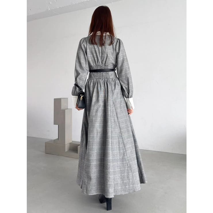 【POLO BCSコラボ】テーラーカラーフレアワンピース | dazzlin | 詳細画像22 