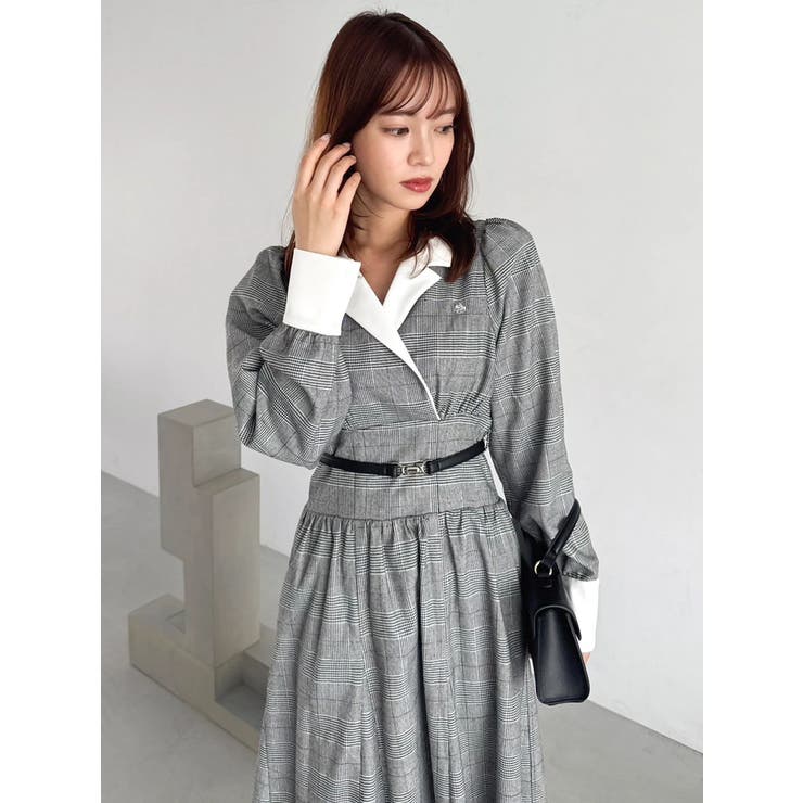 【POLO BCSコラボ】テーラーカラーフレアワンピース | dazzlin | 詳細画像23 