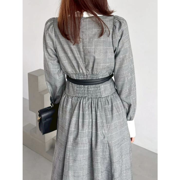 【POLO BCSコラボ】テーラーカラーフレアワンピース | dazzlin | 詳細画像24 