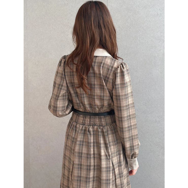 【POLO BCSコラボ】テーラーカラーフレアワンピース | dazzlin | 詳細画像29 