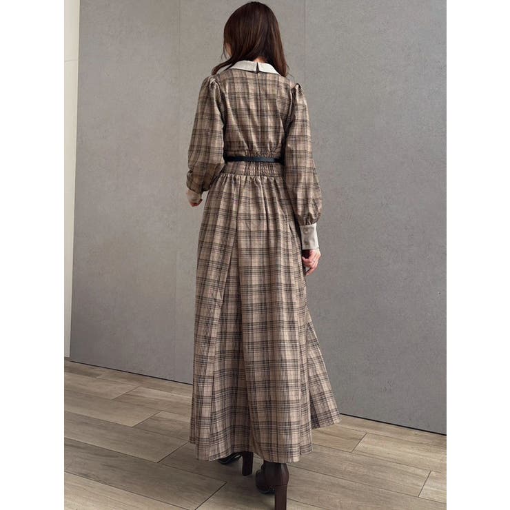 【POLO BCSコラボ】テーラーカラーフレアワンピース | dazzlin | 詳細画像32 