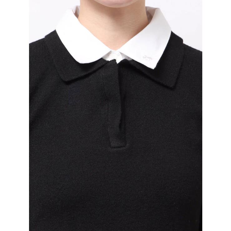 シャツレイヤードニットミニワンピース ※BEIGE WEB限定カラー | dazzlin | 詳細画像33 