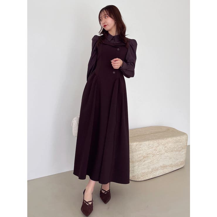 【久間田琳加コラボ】シャツベアドッキングワンピース | dazzlin | 詳細画像20 