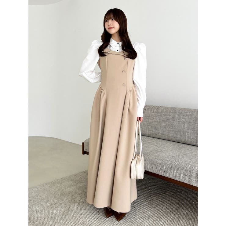 【久間田琳加コラボ】シャツベアドッキングワンピース | dazzlin | 詳細画像27 