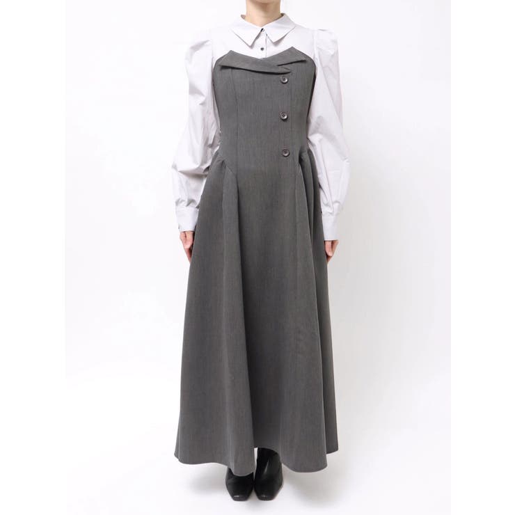 【久間田琳加コラボ】シャツベアドッキングワンピース | dazzlin | 詳細画像34 