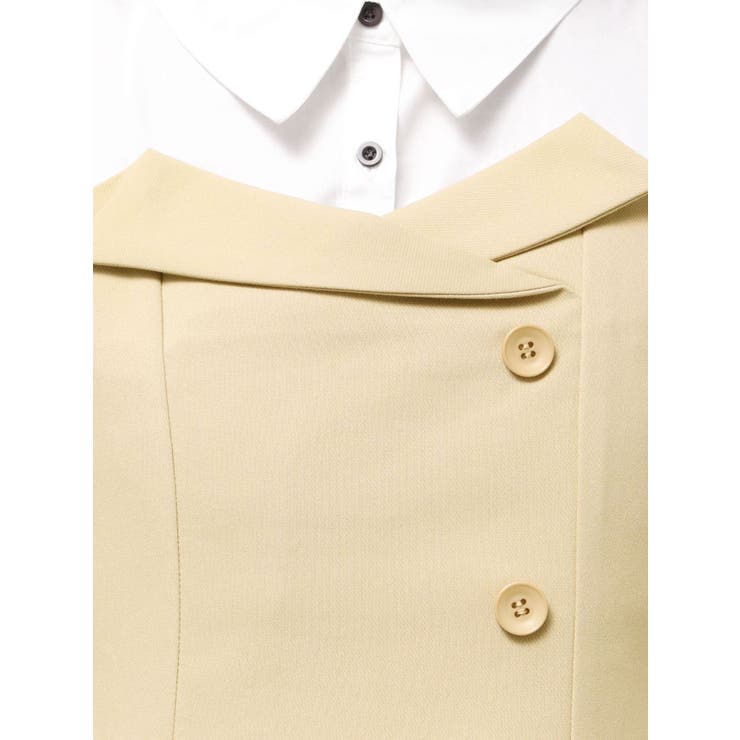 【久間田琳加コラボ】シャツベアドッキングワンピース | dazzlin | 詳細画像42 