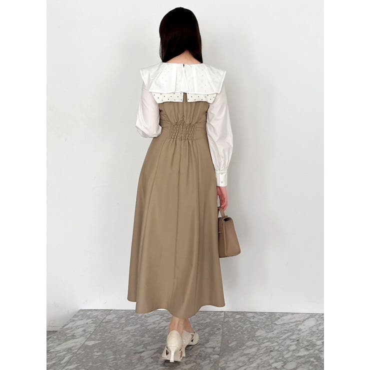 スカーフリボンフレアワンピース | dazzlin | 詳細画像11 