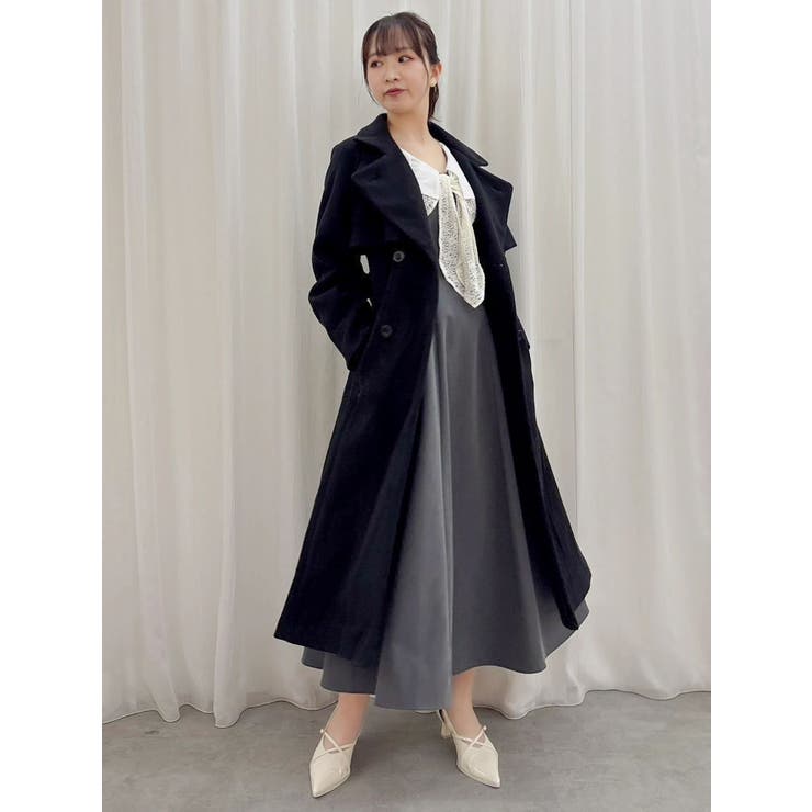 スカーフリボンフレアワンピース | dazzlin | 詳細画像24 