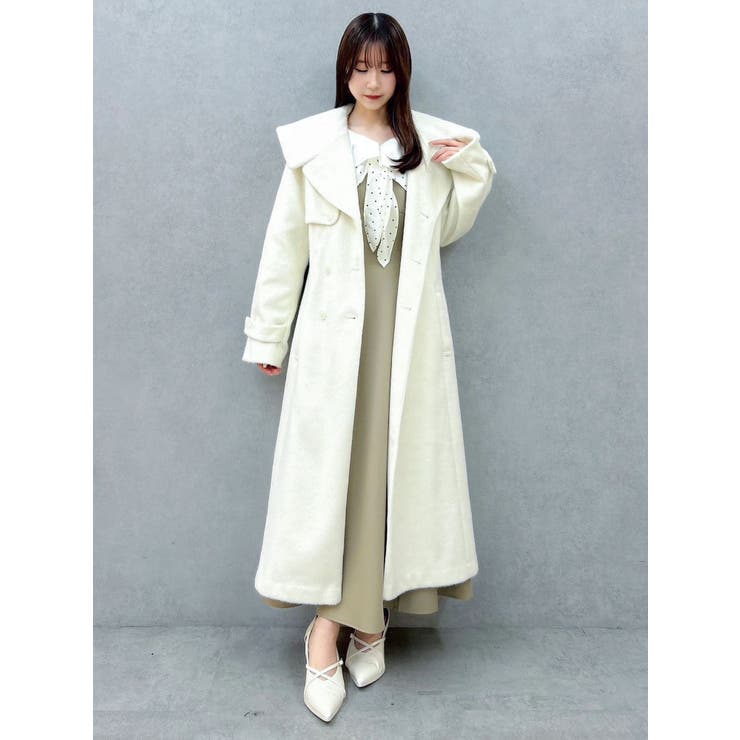 スカーフリボンフレアワンピース | dazzlin | 詳細画像33 