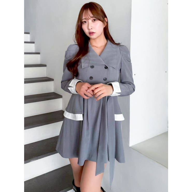 ビッグカラートレンチミニワンピース | dazzlin | 詳細画像11 