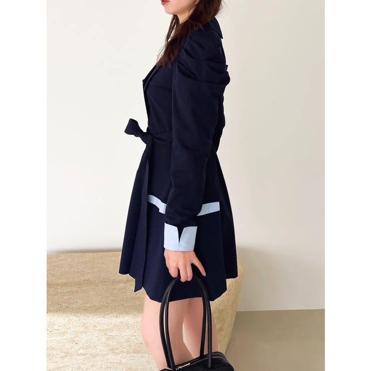 ビッグカラートレンチミニワンピース | dazzlin | 詳細画像17 